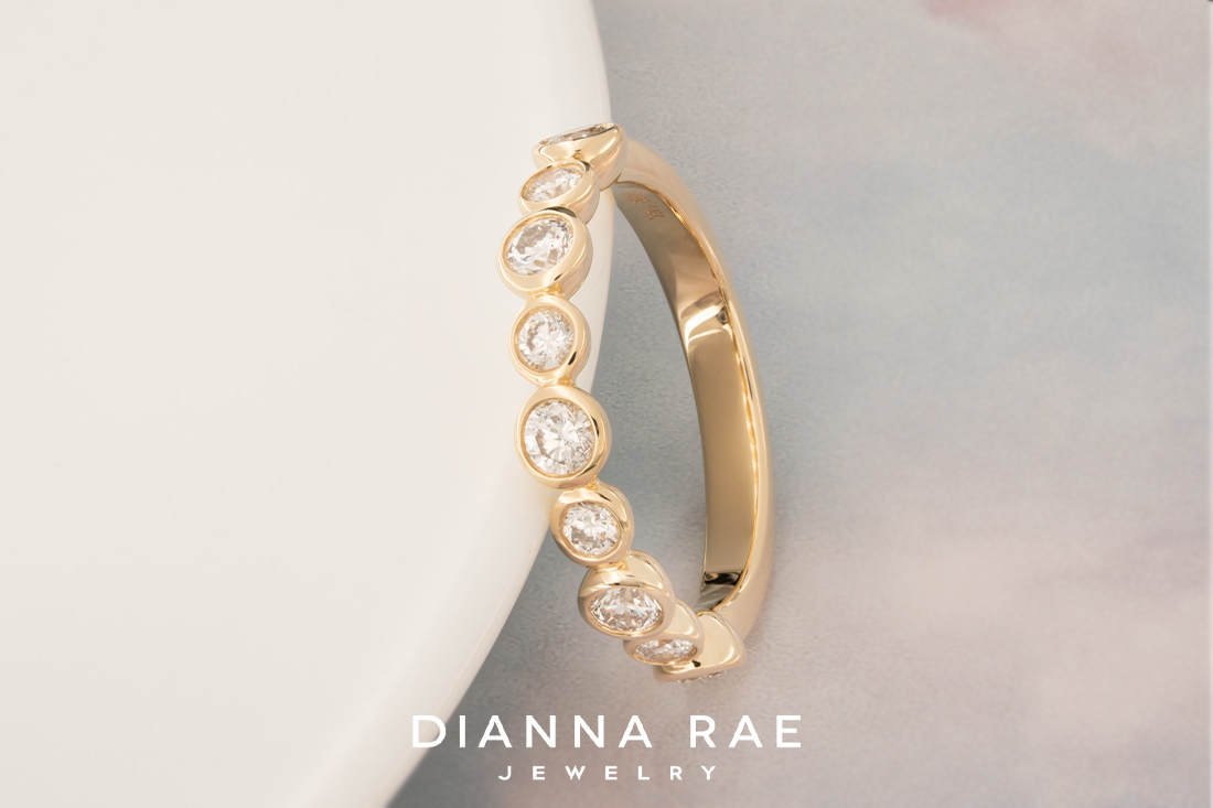 Yellow Gold Diamond Anniversary Band