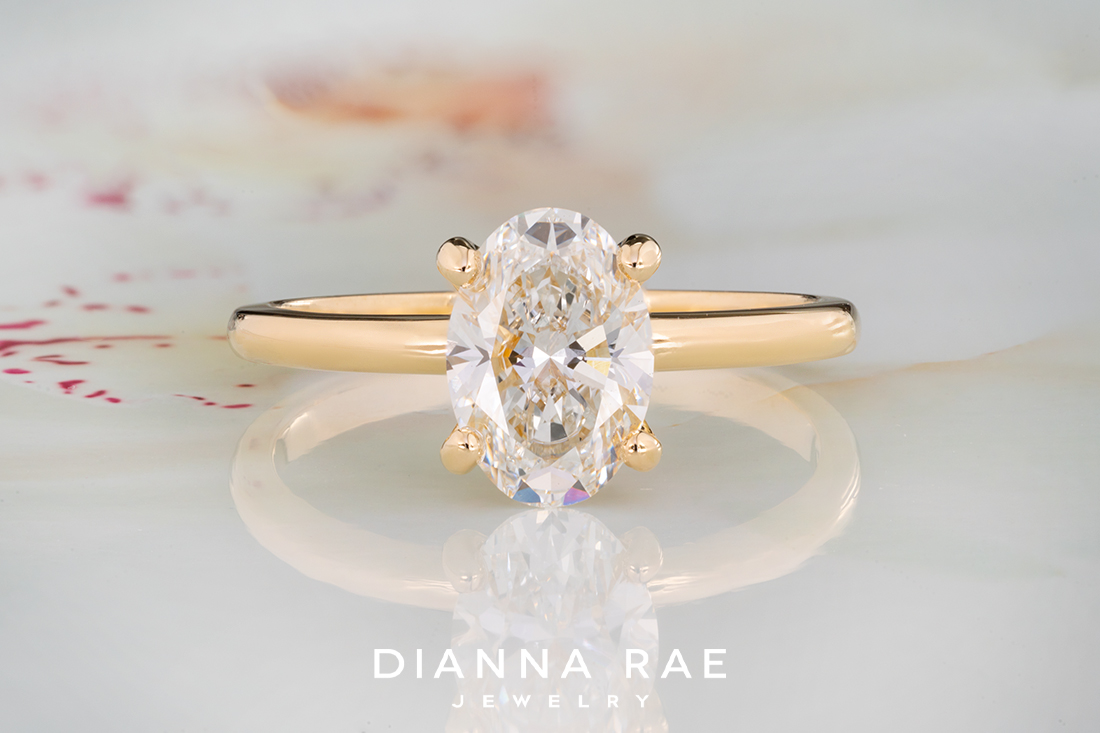 Oval Solitaire Engagement Ring