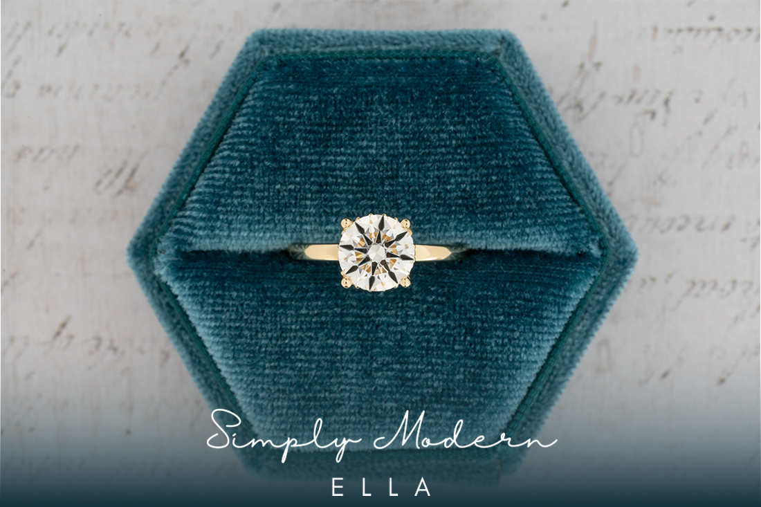 "Ella" Round Engagement Ring