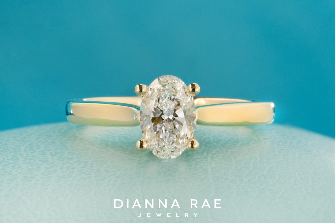Oval Solitaire Engagement Ring