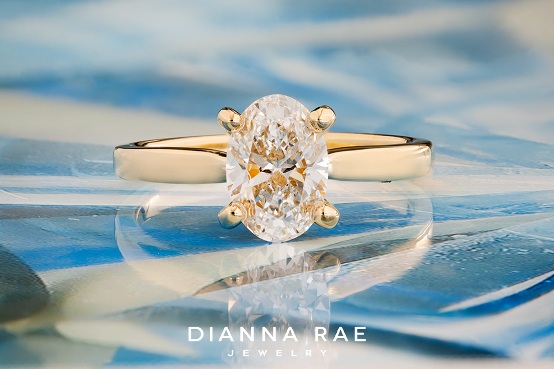 Oval Solitaire Engagement Ring