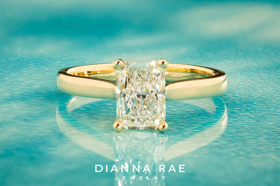 Radiant Solitaire Engagement Ring