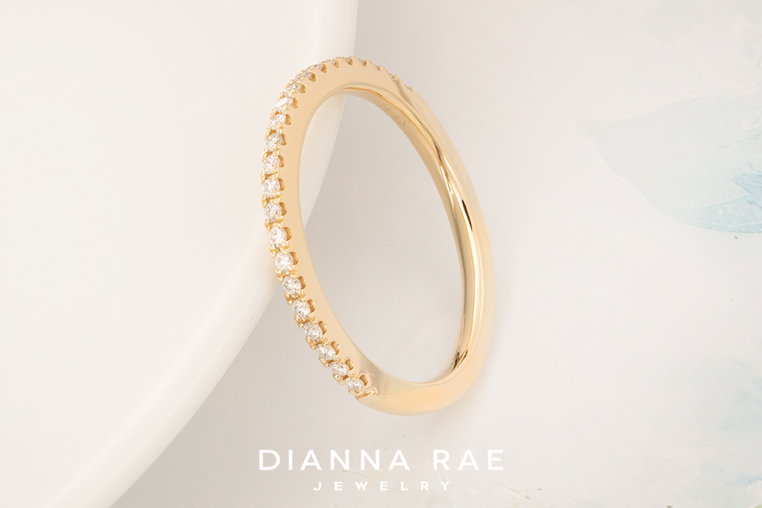 Yellow Gold Diamond Band
