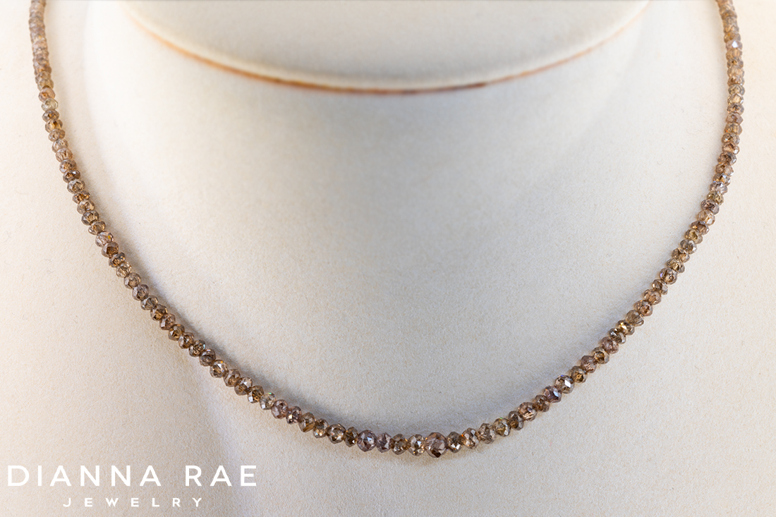 Champagne Diamond Necklace