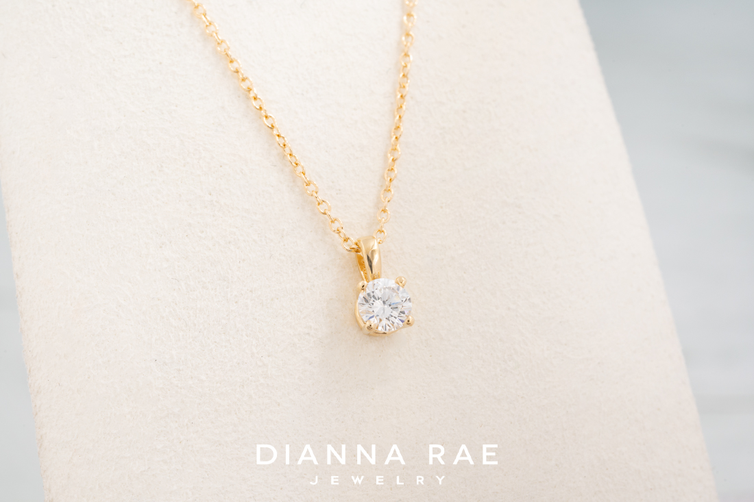 Solitaire .25 carat Lab-Grown Diamond Pendant