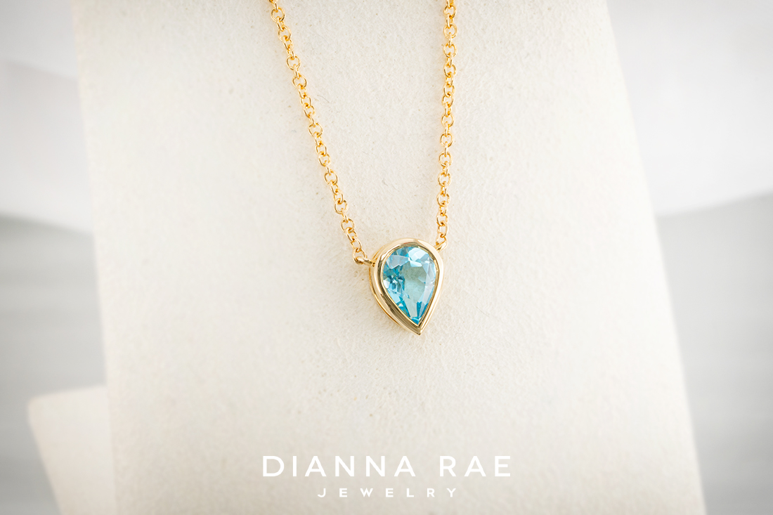 Blue Topaz Pendant