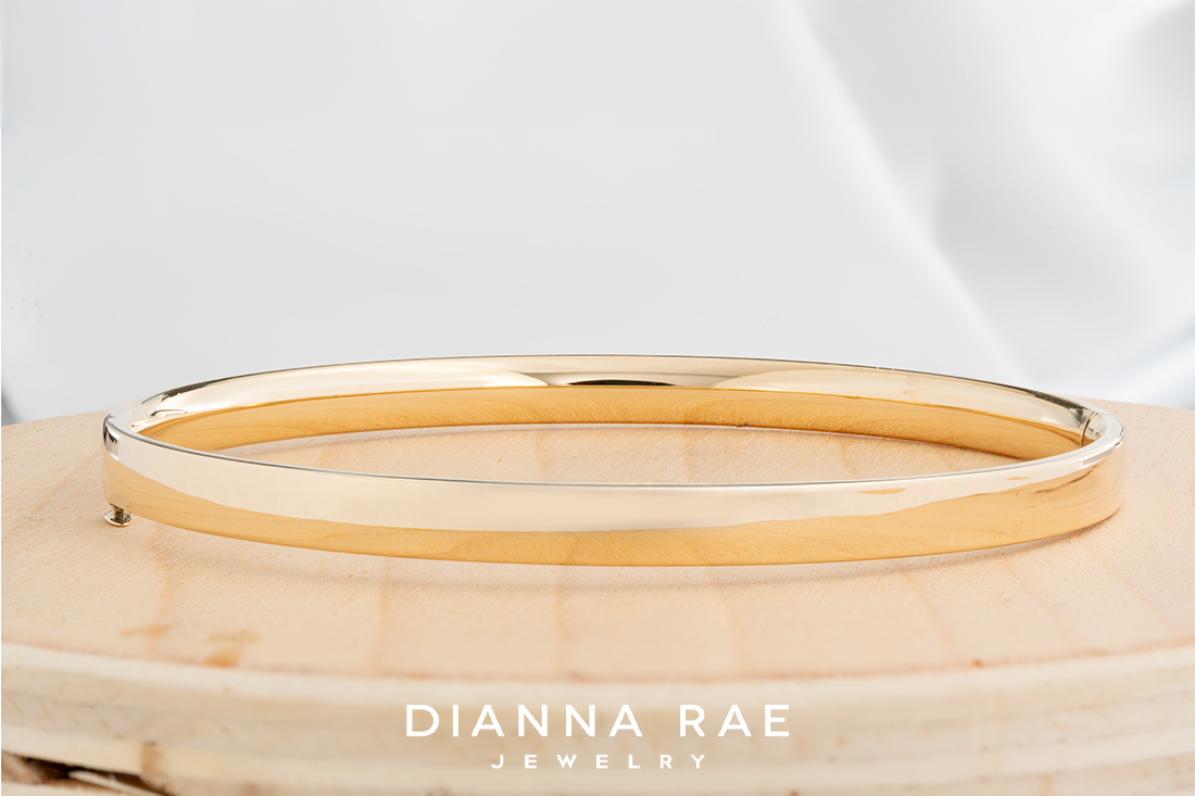 Yellow Gold Bangle Bracelet
