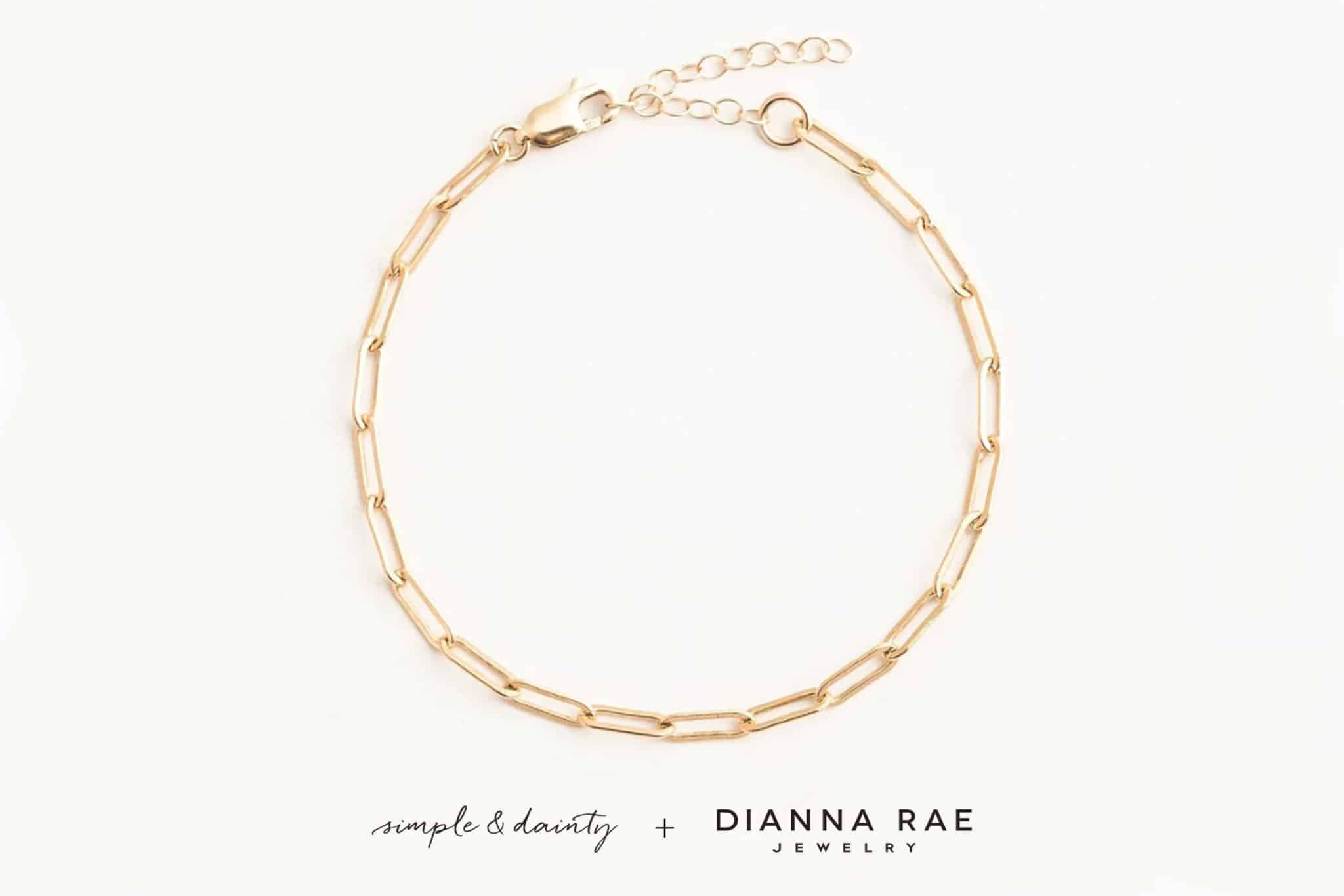 Paperclip Chain Bracelet - Small
