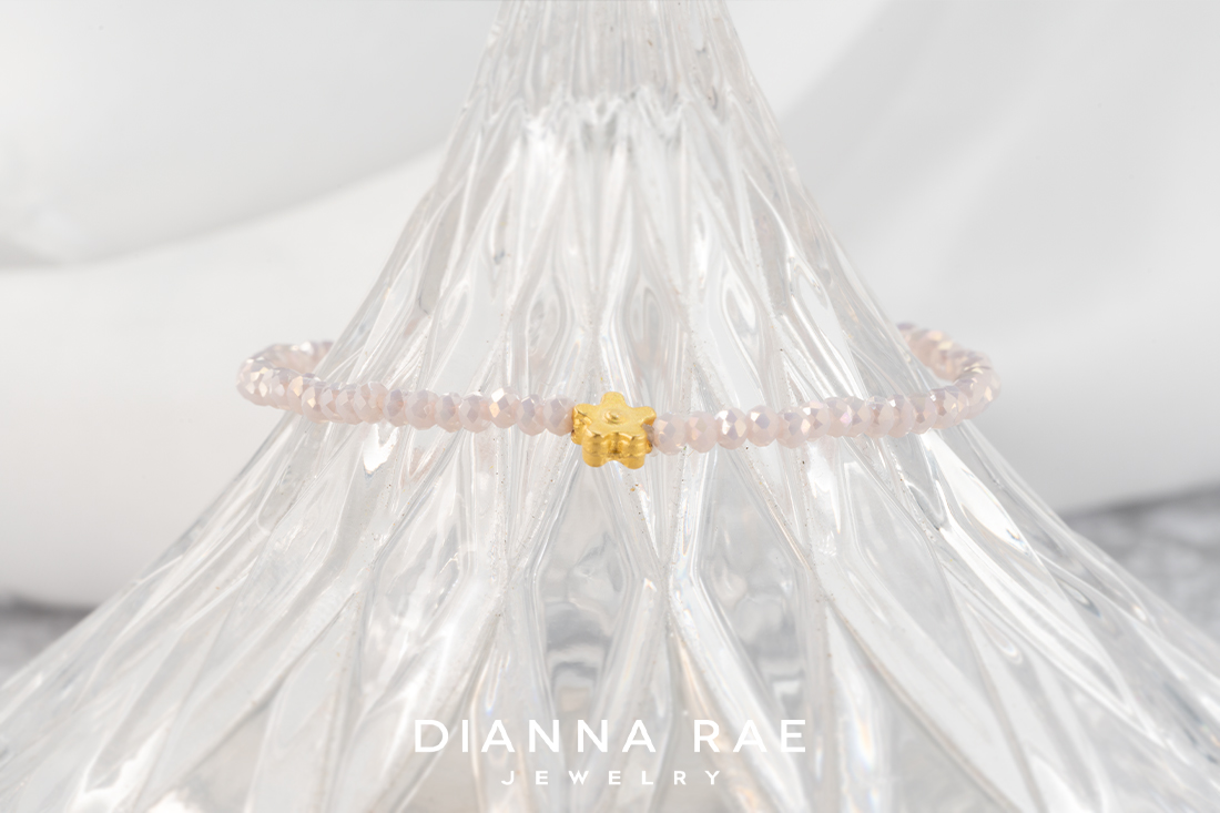 Lilac-Flower Bijou Bracelet